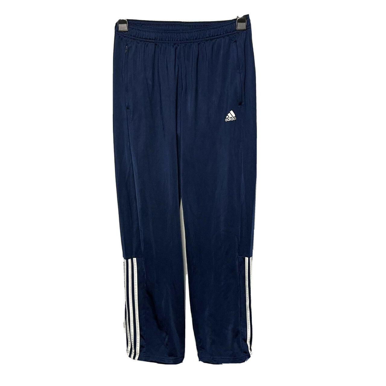 Mens Adidas Navy Blue Joggers Track Pants XS 36”... Depop