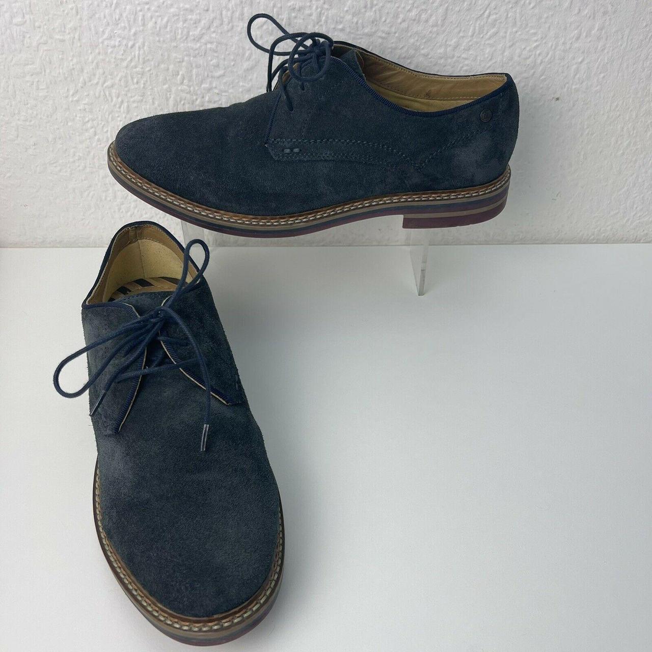 Mens Base London Shoes Navy Blue Suede Size 7.5 / 41... - Depop