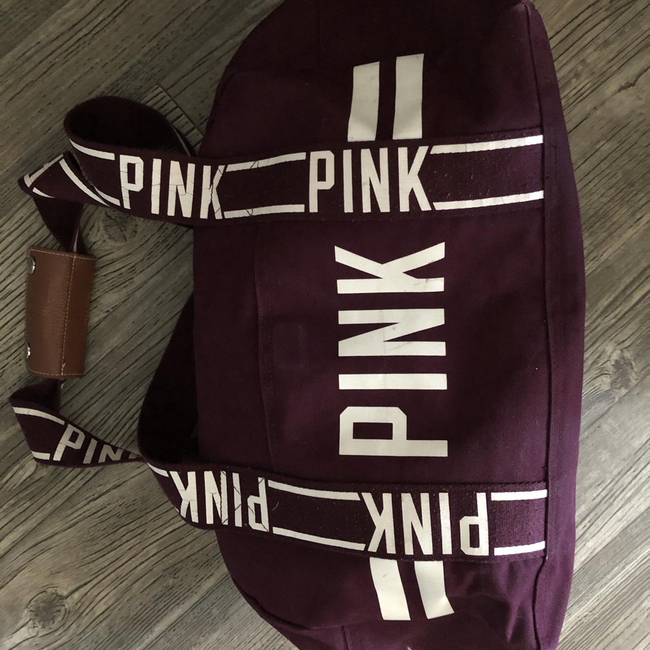 Burgundy 2 Piece Workout Set Victoria's Secret - Depop