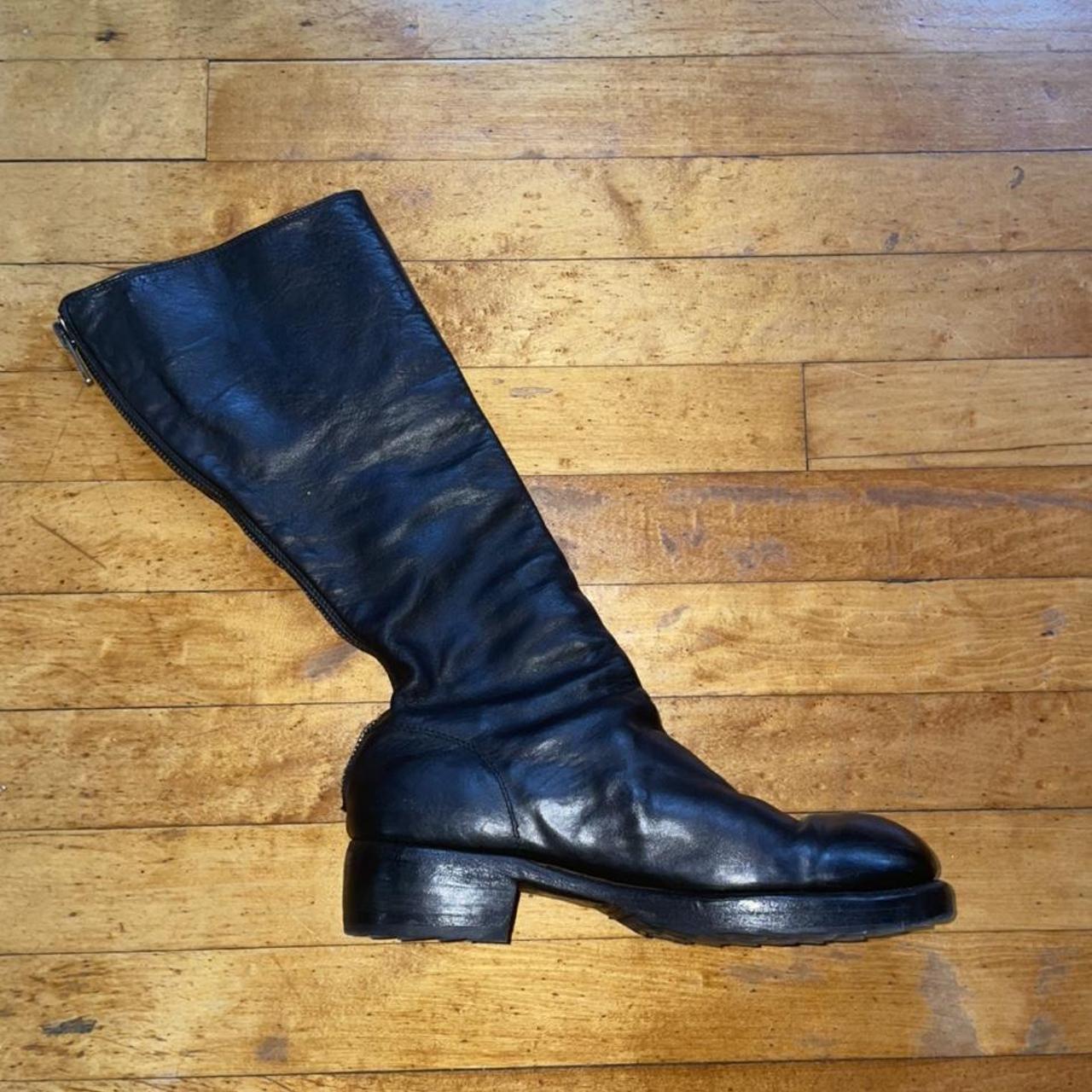 Product Image 4 - Black mid calf guidi boots.