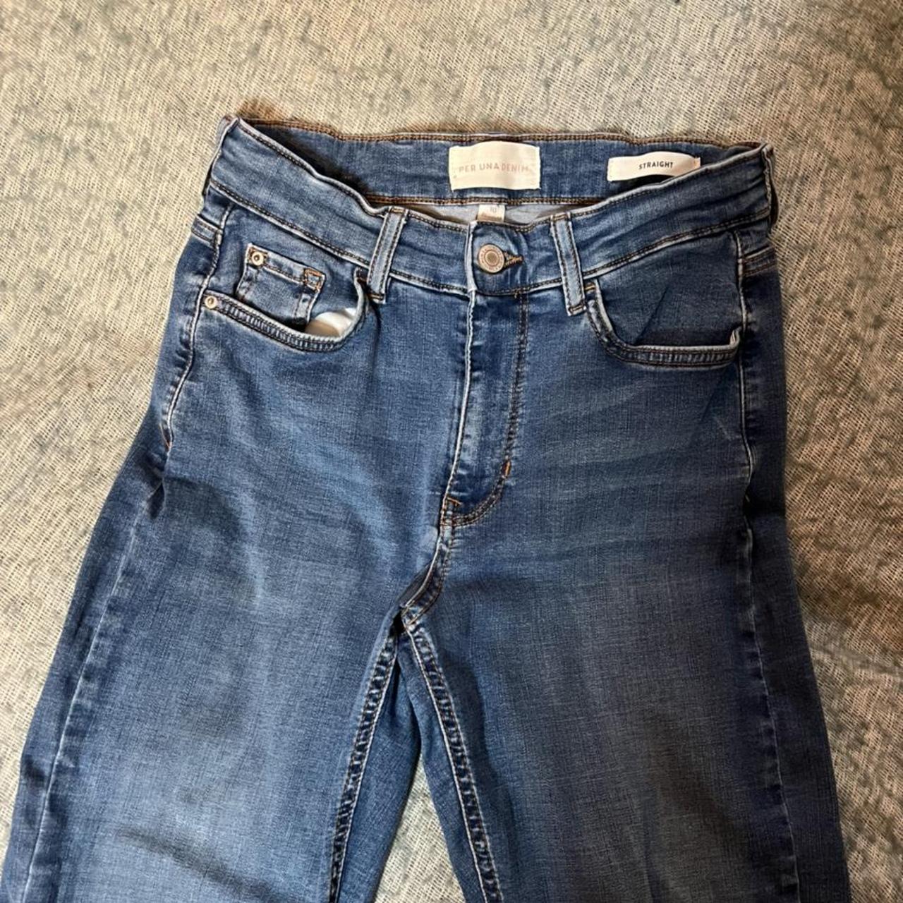 M&S Per Una Jeans, Straight, Size 10. Really nice... - Depop