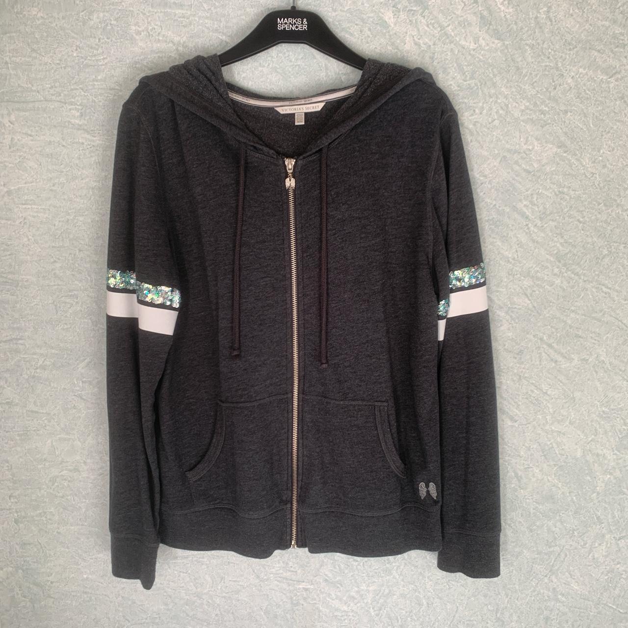 VICTORIA’S SECRET hooded zip up jacket Size... - Depop