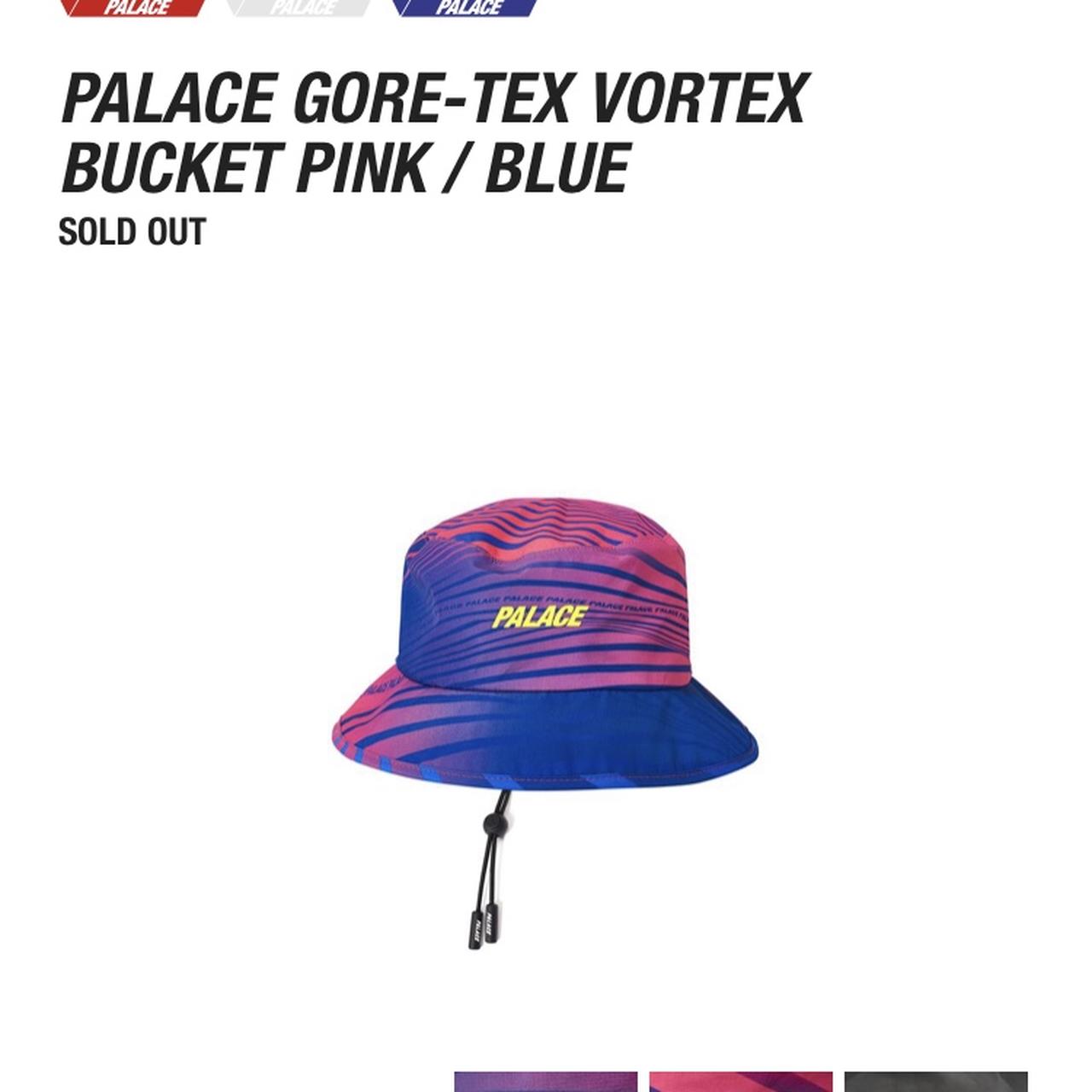 PALACE VORTEX BUCKET HAT, PINK BLUE, SOLD OUT, HYPED...