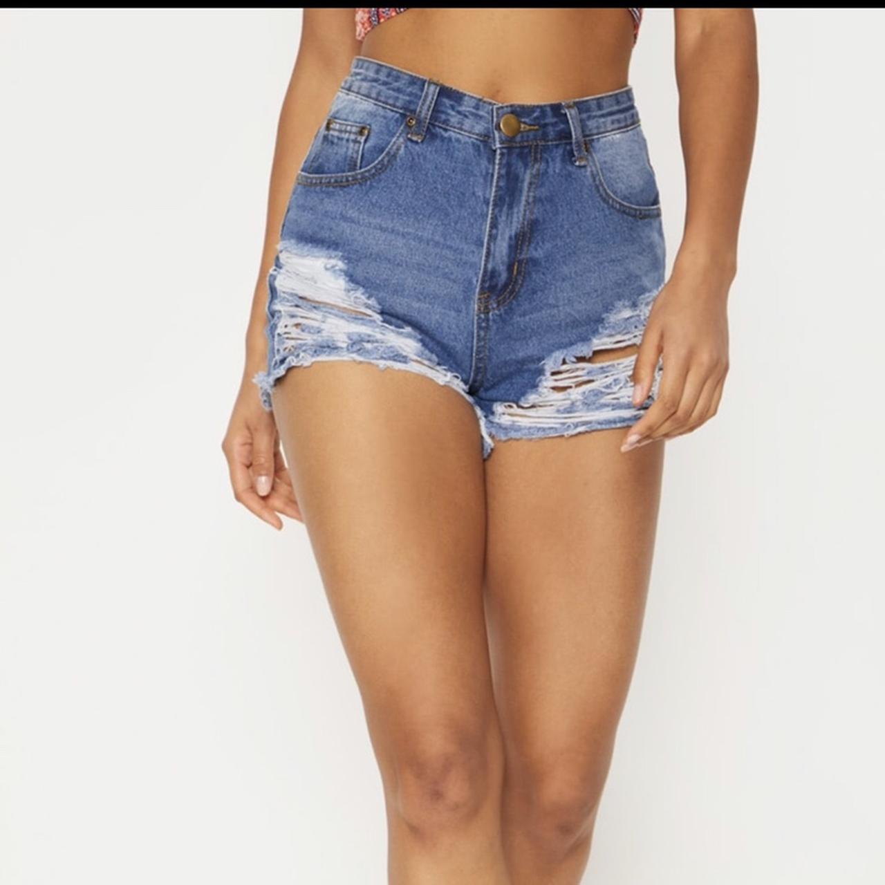 pretty little thing jean shorts