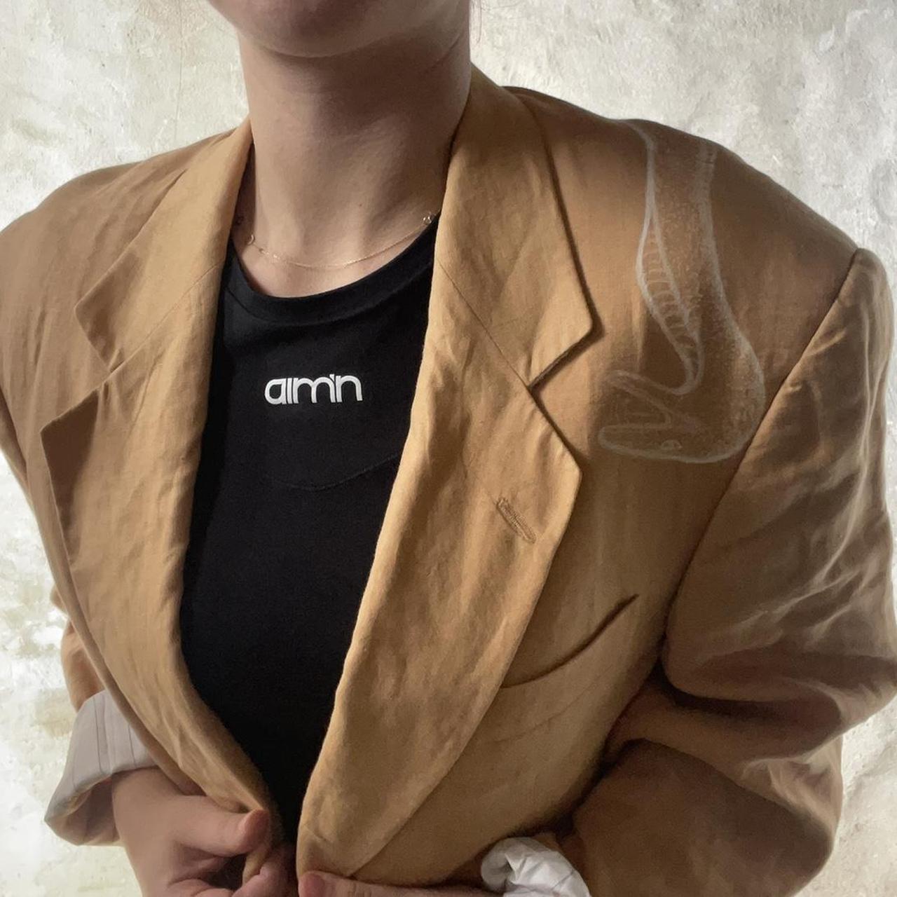 Women's Tan Jacket Depop
