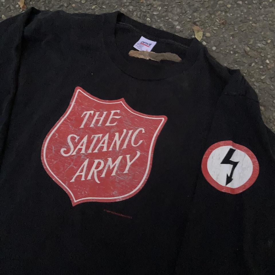 satanic army shirt