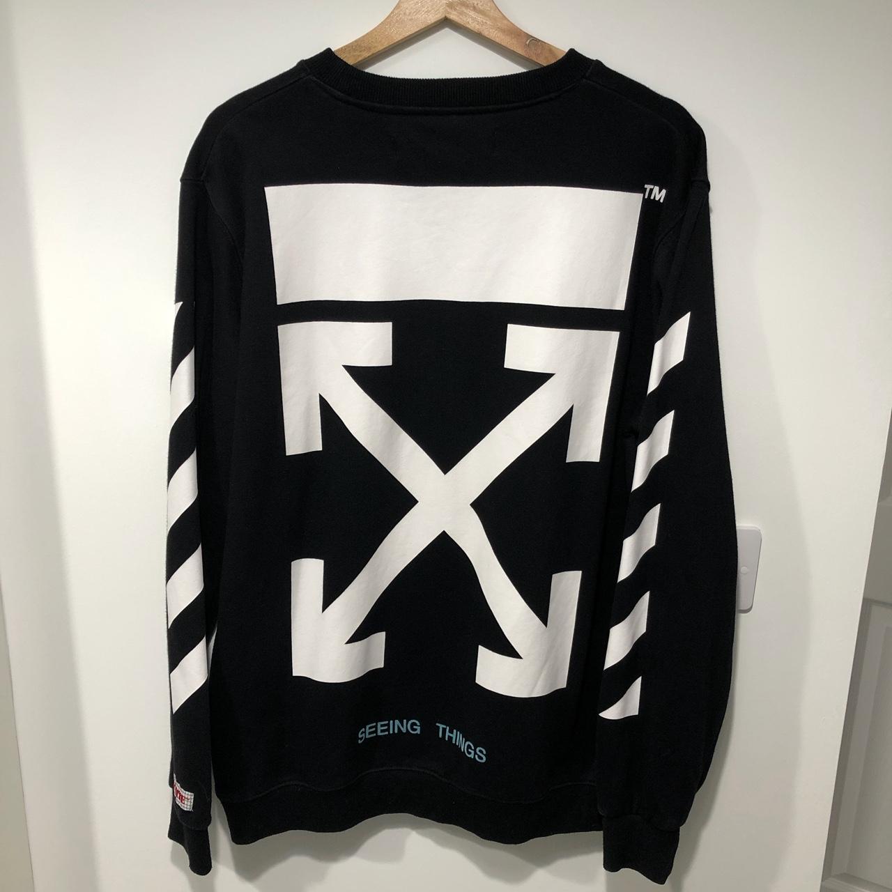 Off white seeing acuareleable things jumper