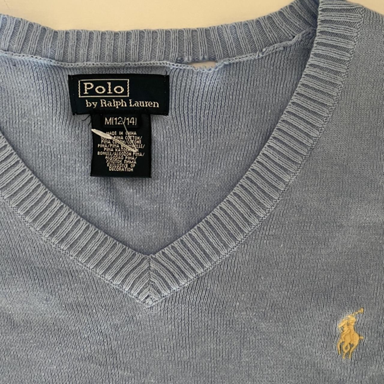 Nicest baby blue Ralph Lauren sweatshirt Perfect... - Depop