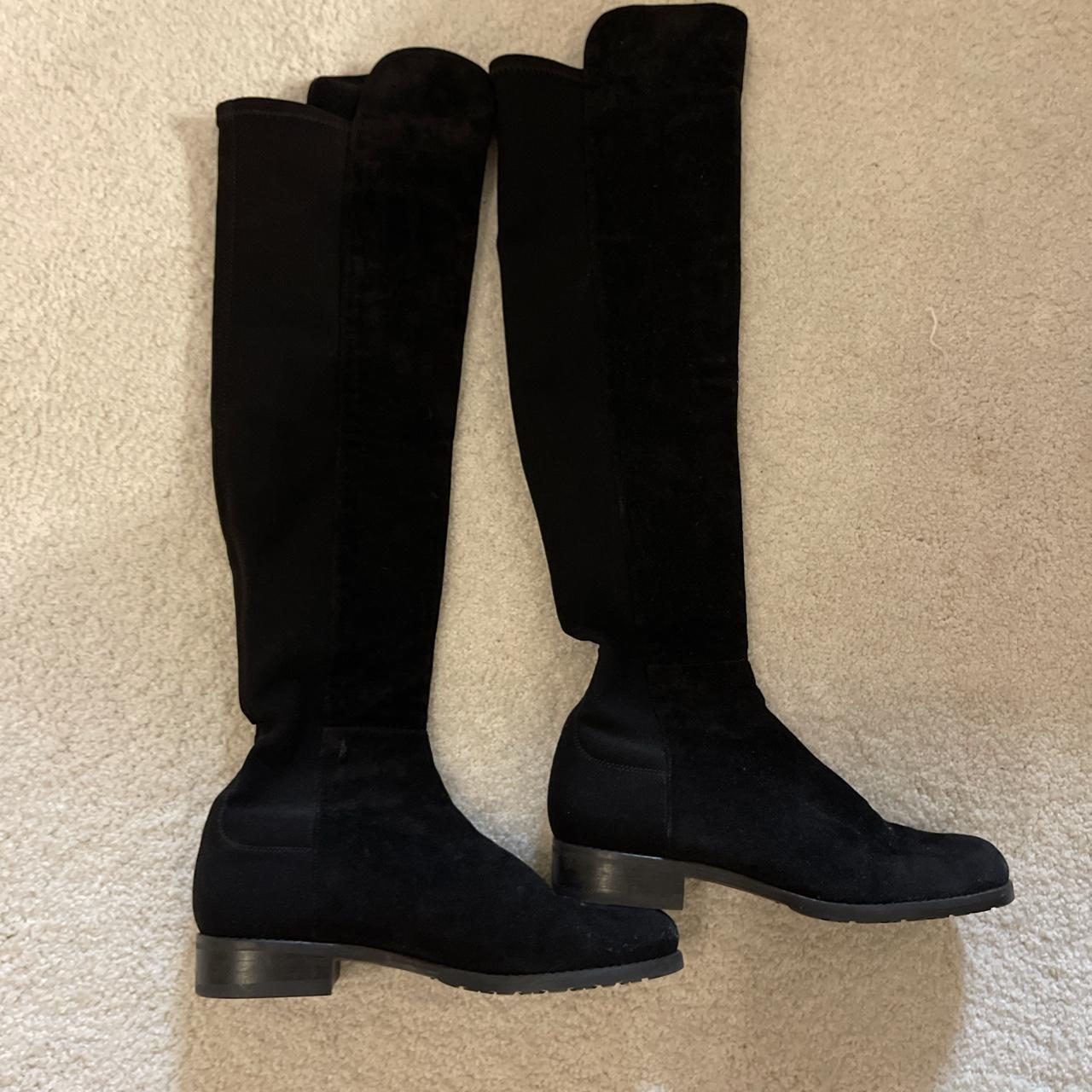 Stuart Weitzman Women's Black Boots | Depop