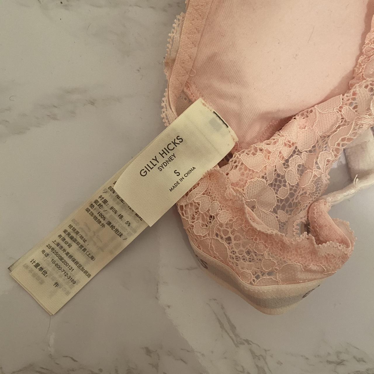 Light pink gilly hicks sydney bralette