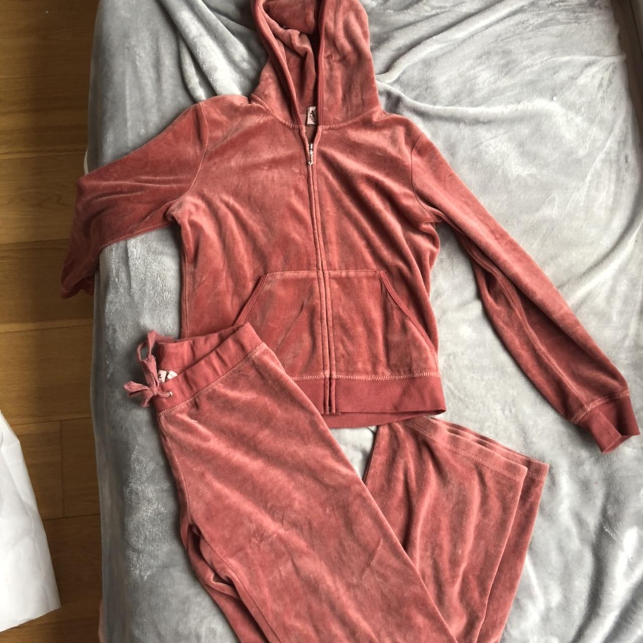 Juicy Couture Women's Brown and Burgundy Joggers-tracksuits