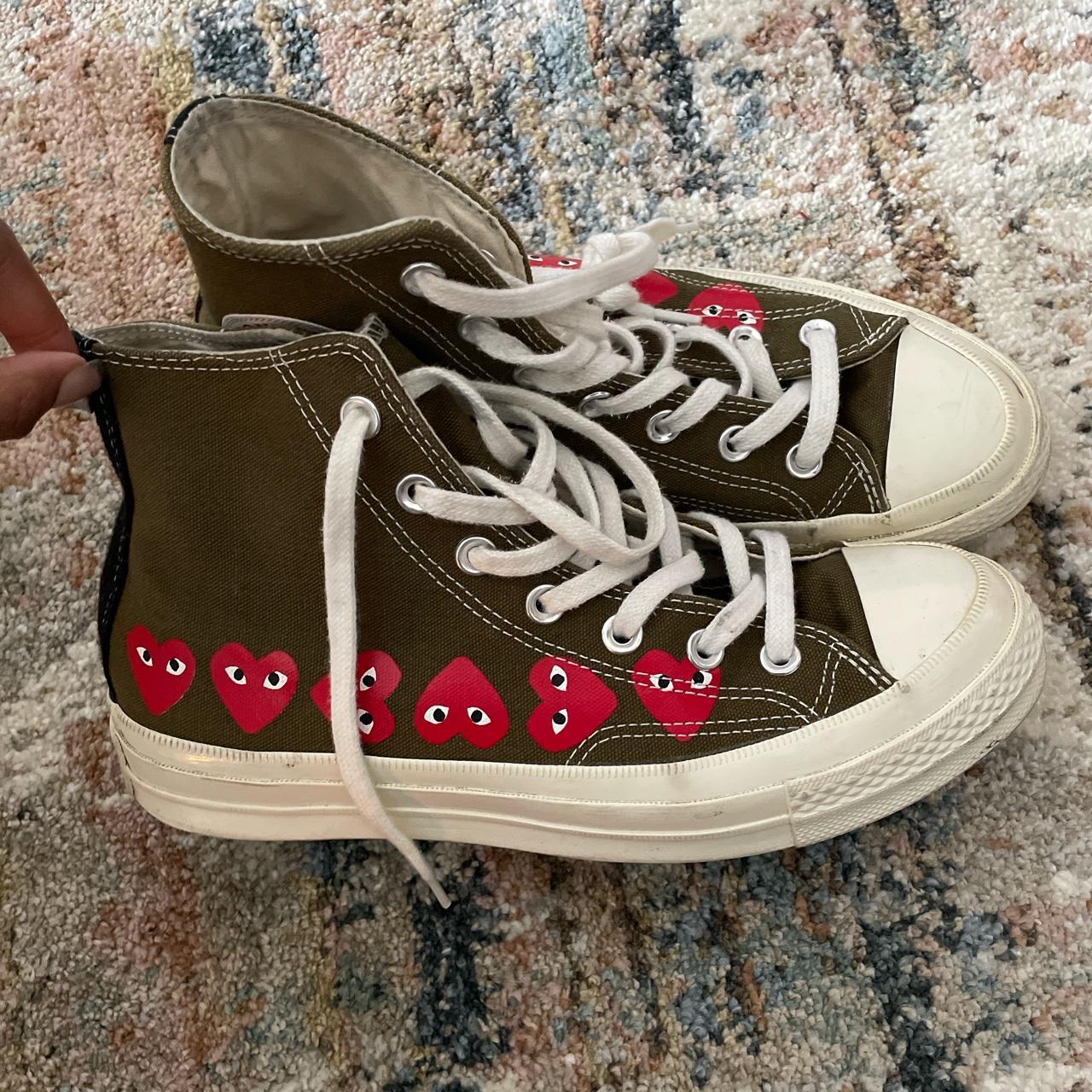 commes de garcon converse size 6