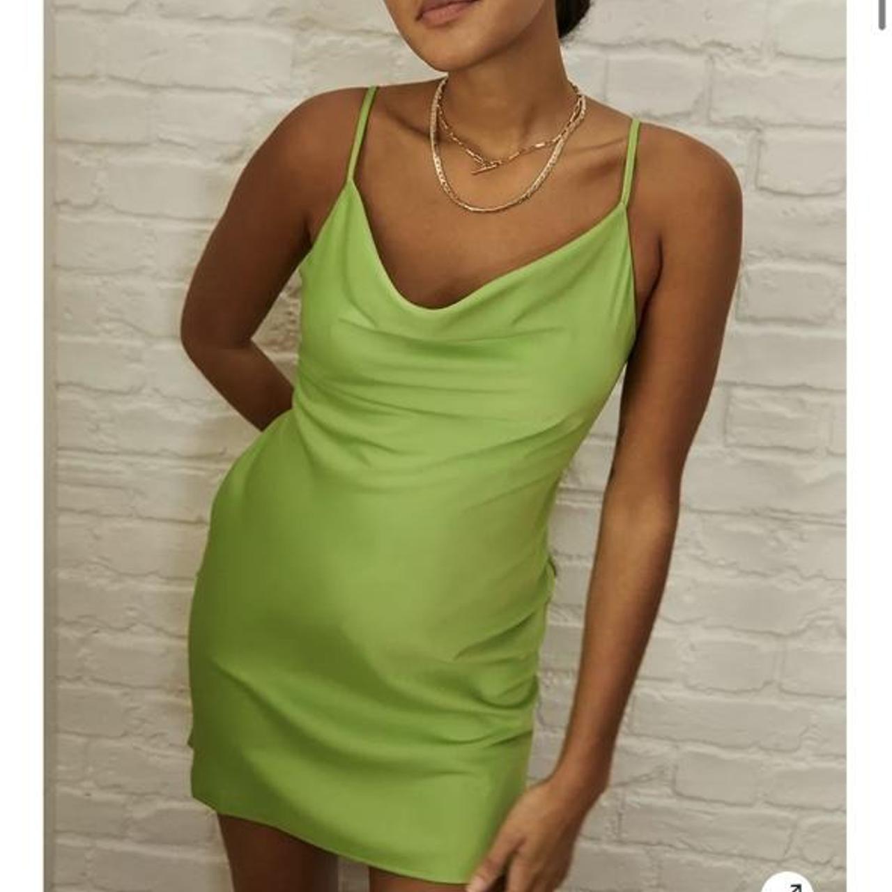 urban outfitters lime green dress