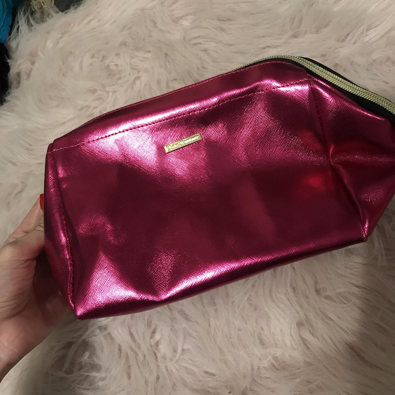 HOT PINK METALLIC JUICY COUTURE COSMETIC MAKEUP... - Depop