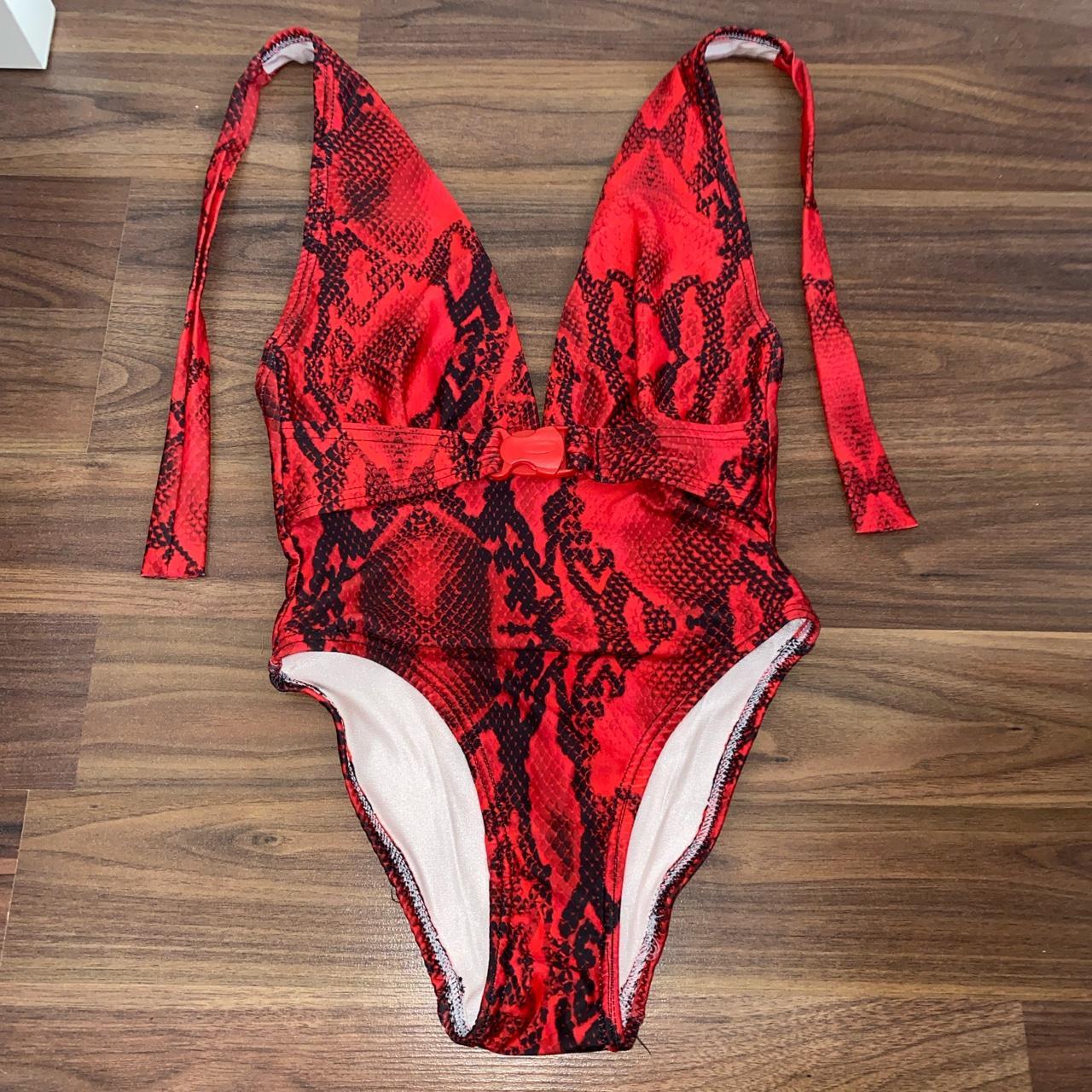 Snakeskin one hot sale piece swimsuit