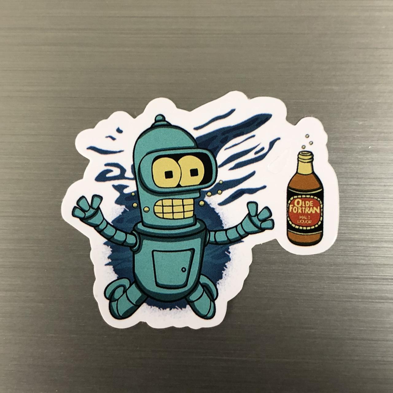 Bender Futurama – Decal Laptop Decals Stickers | Custom Made In The USA - Foto 5