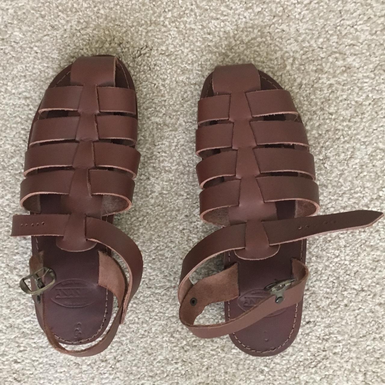 Authentic Greek sandals by company Ananias based in Depop