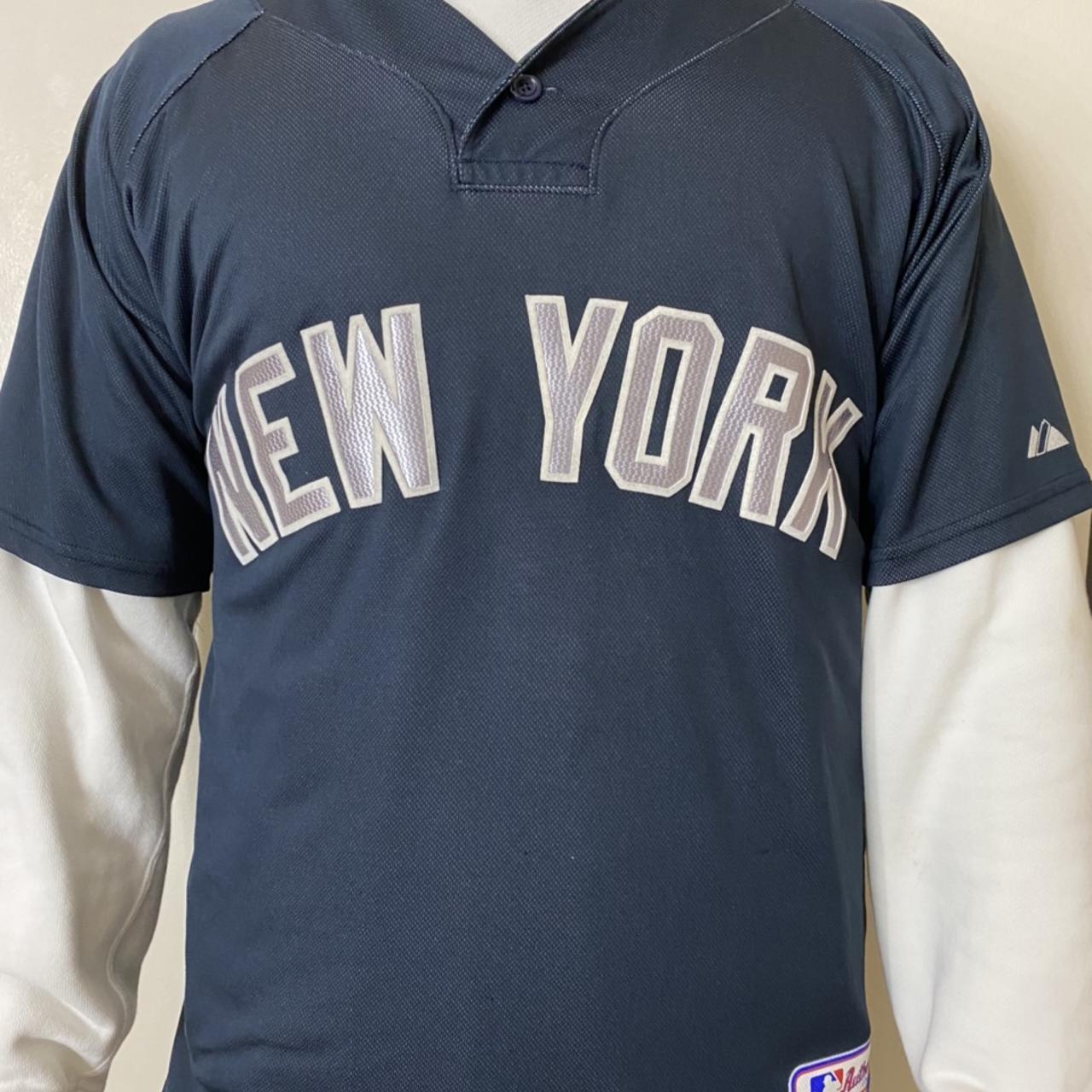 Rare Vintage Majestic New York Yankees Alternate - Depop