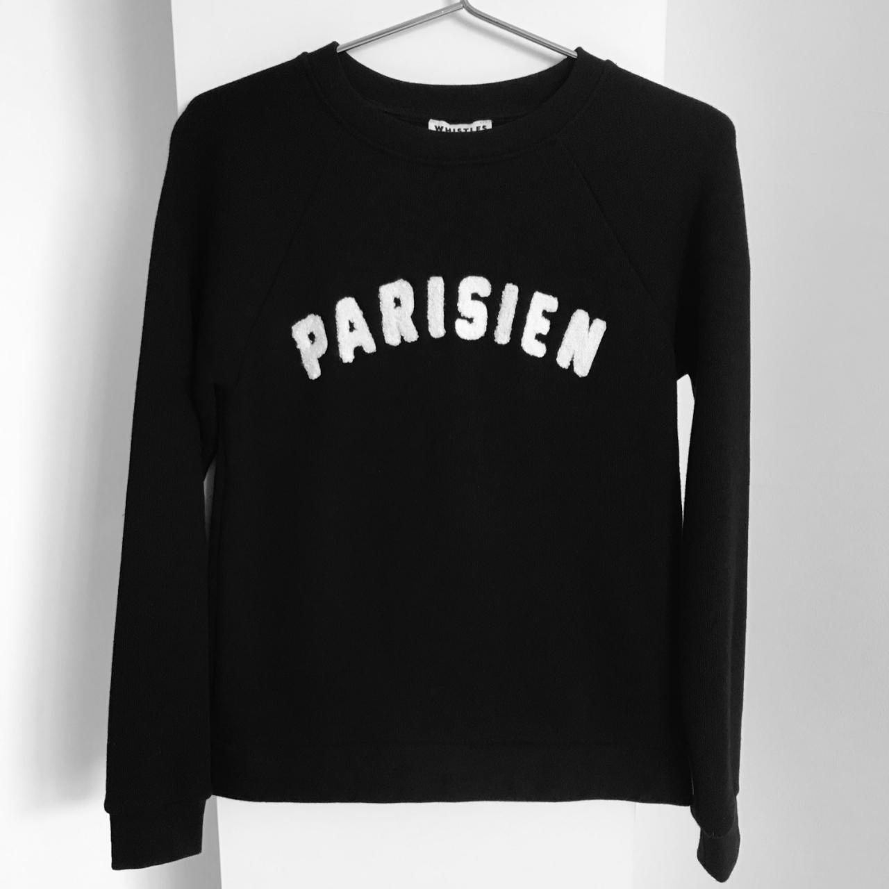 Whistles Women's Black and White Sweatshirt