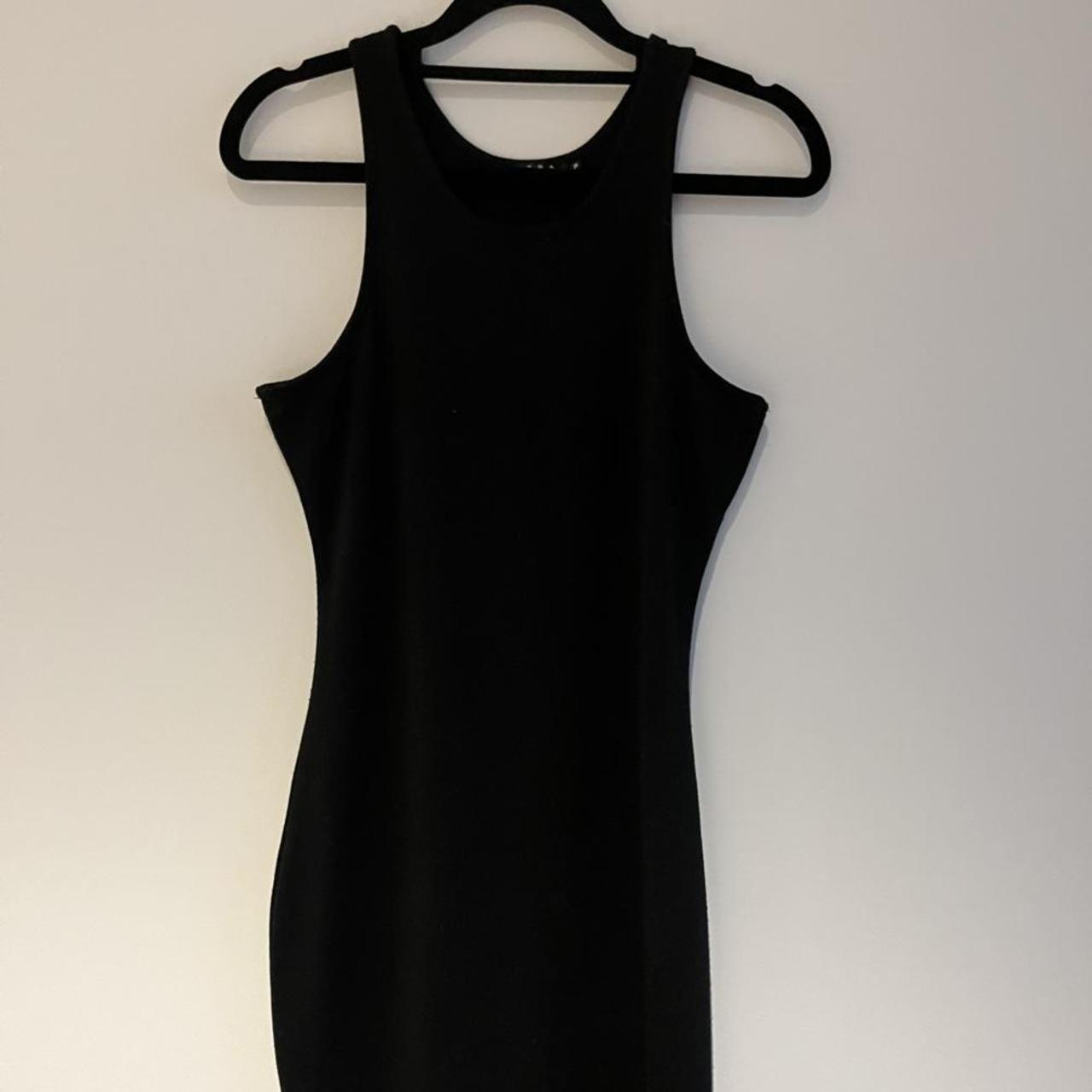 Classic plain black dress. Perfect for uni and under... - Depop