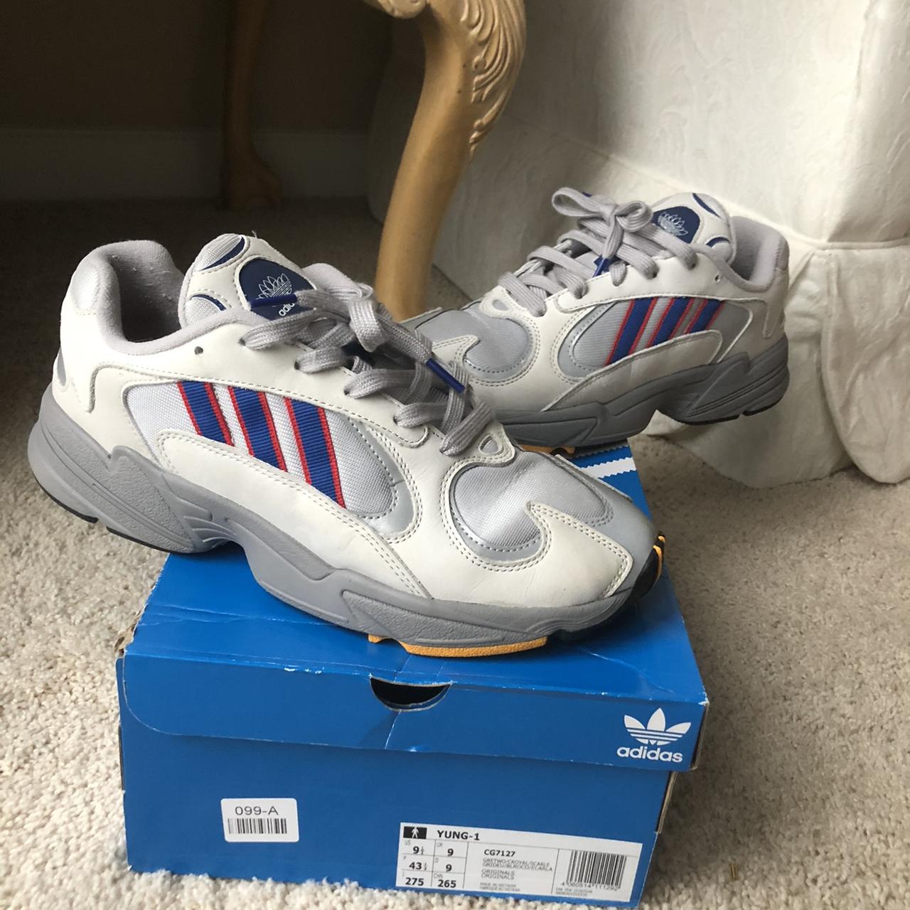 Adidas yung 1 grey and blue online