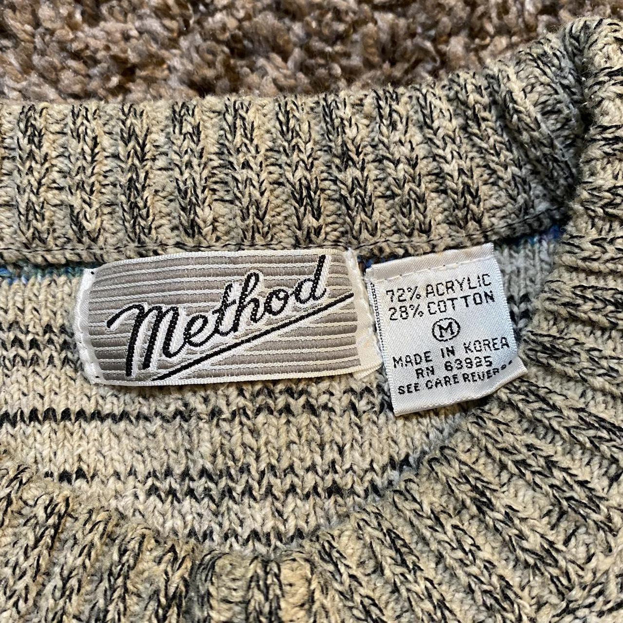 Men's Grey and Cream Sweatshirt (4)
