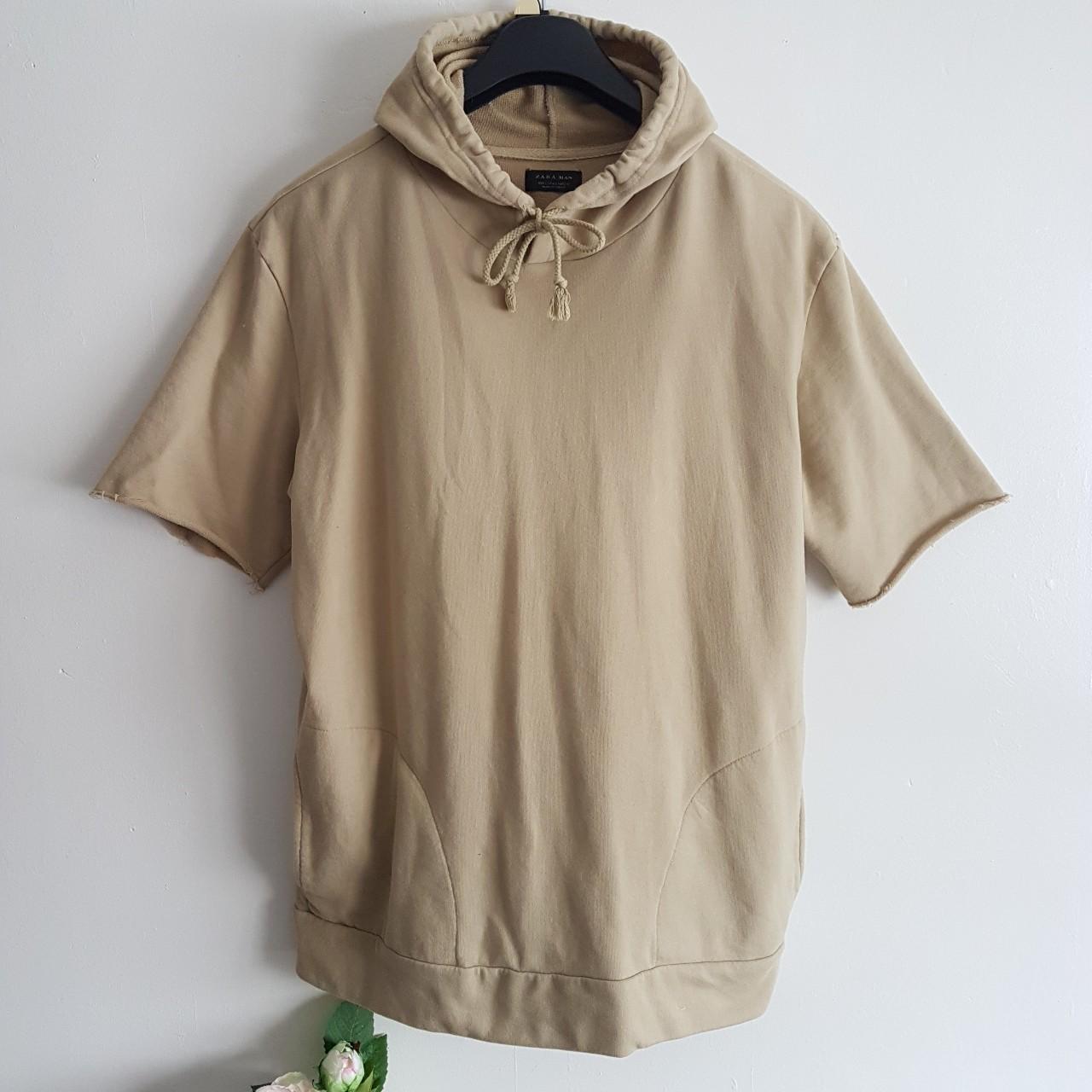 half sleeve hoodie zara