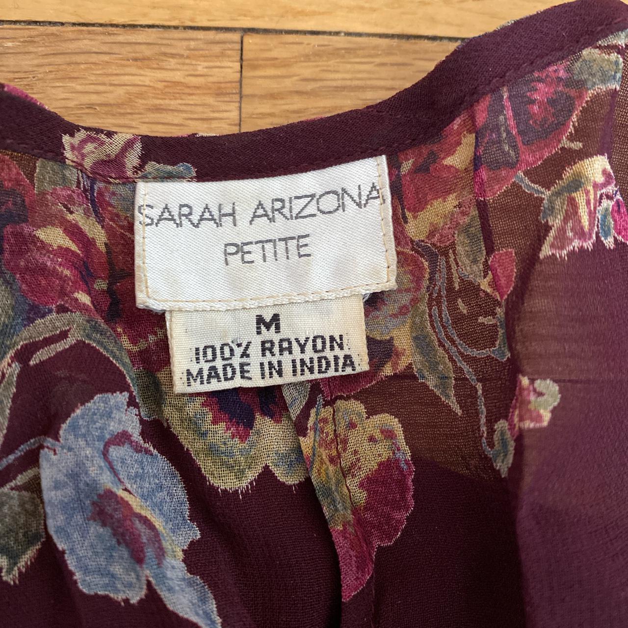 Reformation Women's Burgundy and Pink Dress (4)