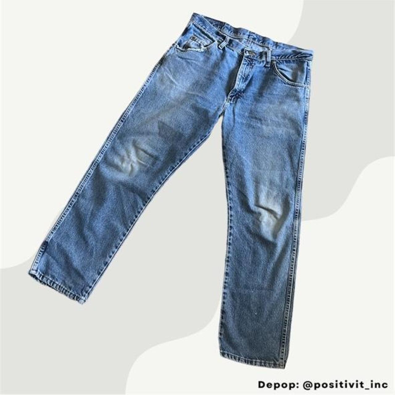 Straight leg wrangler jeans dad jeans mom jeans... - Depop