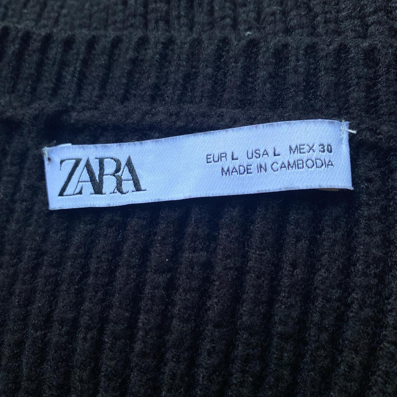 Zara Oversized Slouch Sweater Vest / Women’s large... - Depop