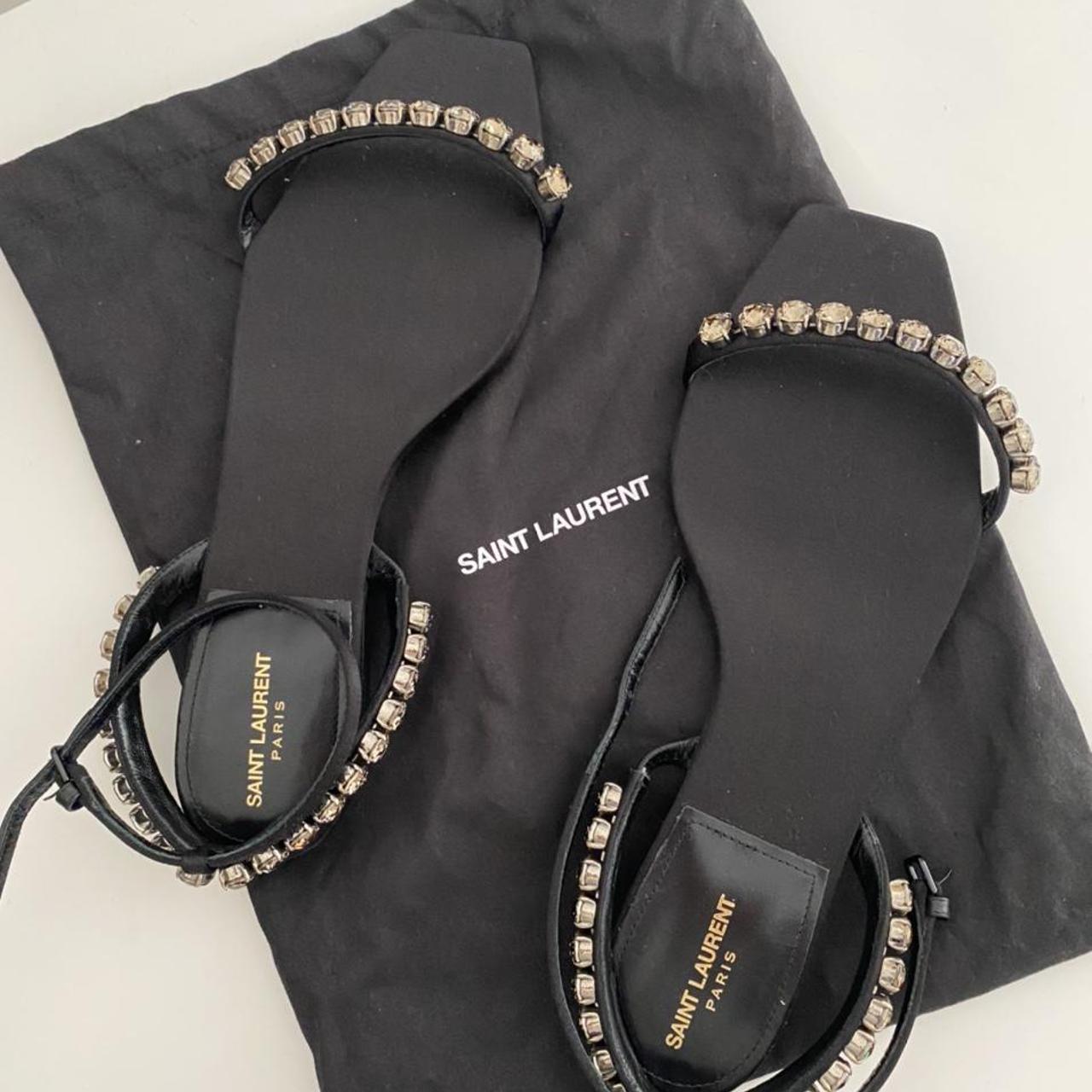 *NEW* YSL SANDLES WITH DUST BAG Size: UK 7 #YSL... - Depop