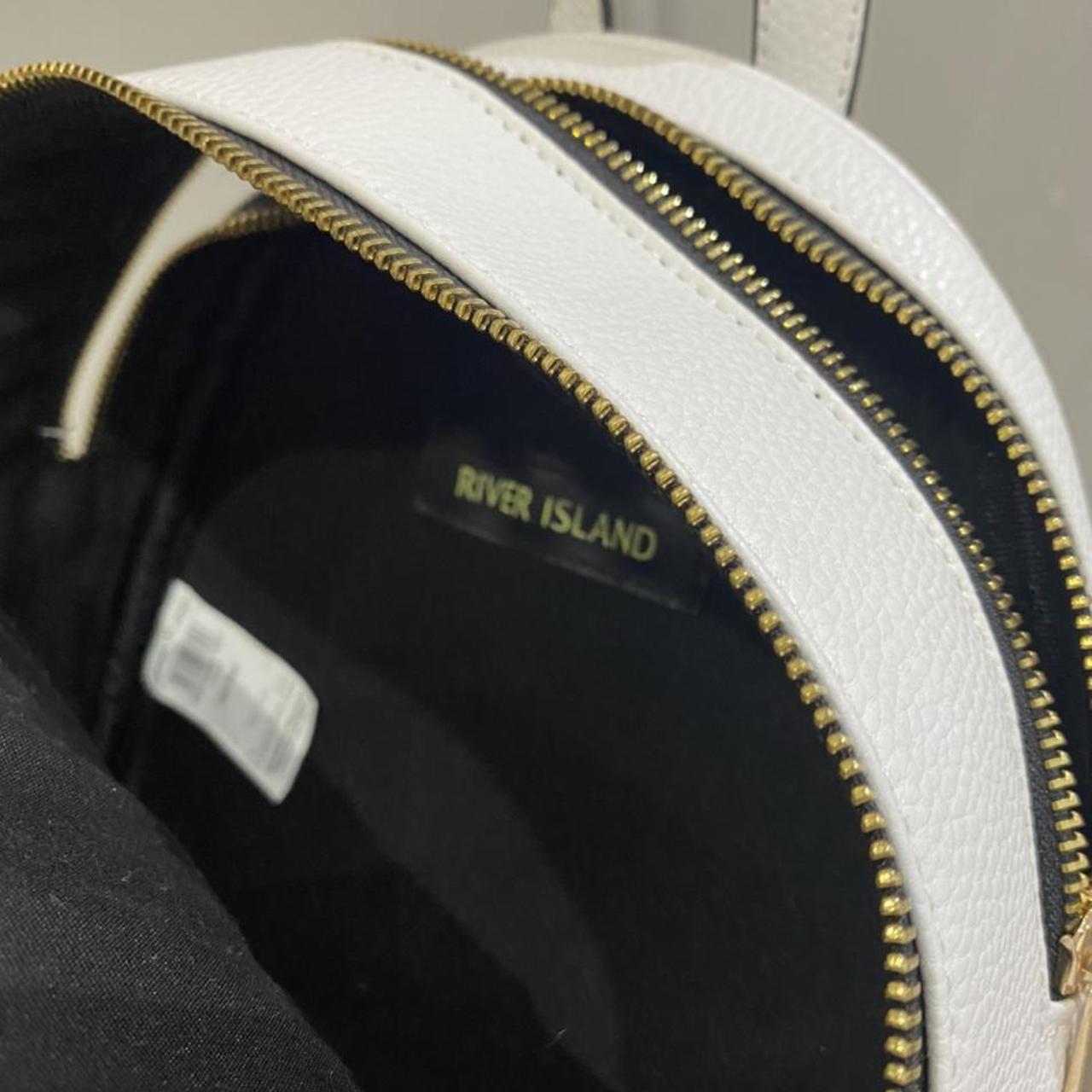 River Island White Backpack Used but in great... - Depop