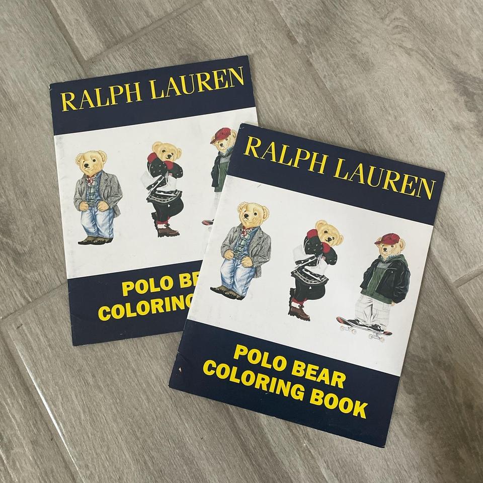 Ralph 2024 lauren polo bear coloring book