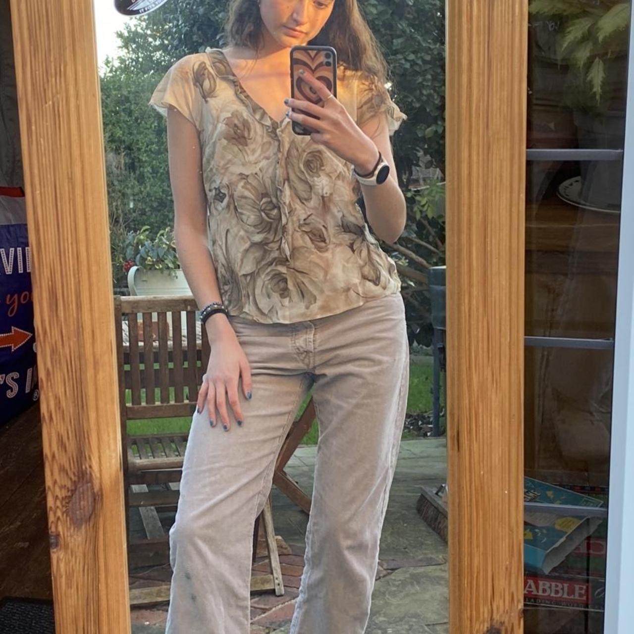 Mesh layered micro top similar cop copine rose... Depop