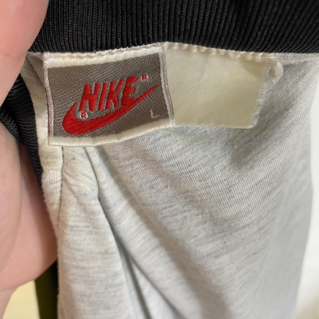 90’s olive green nike wind breaker imperfections=... Depop