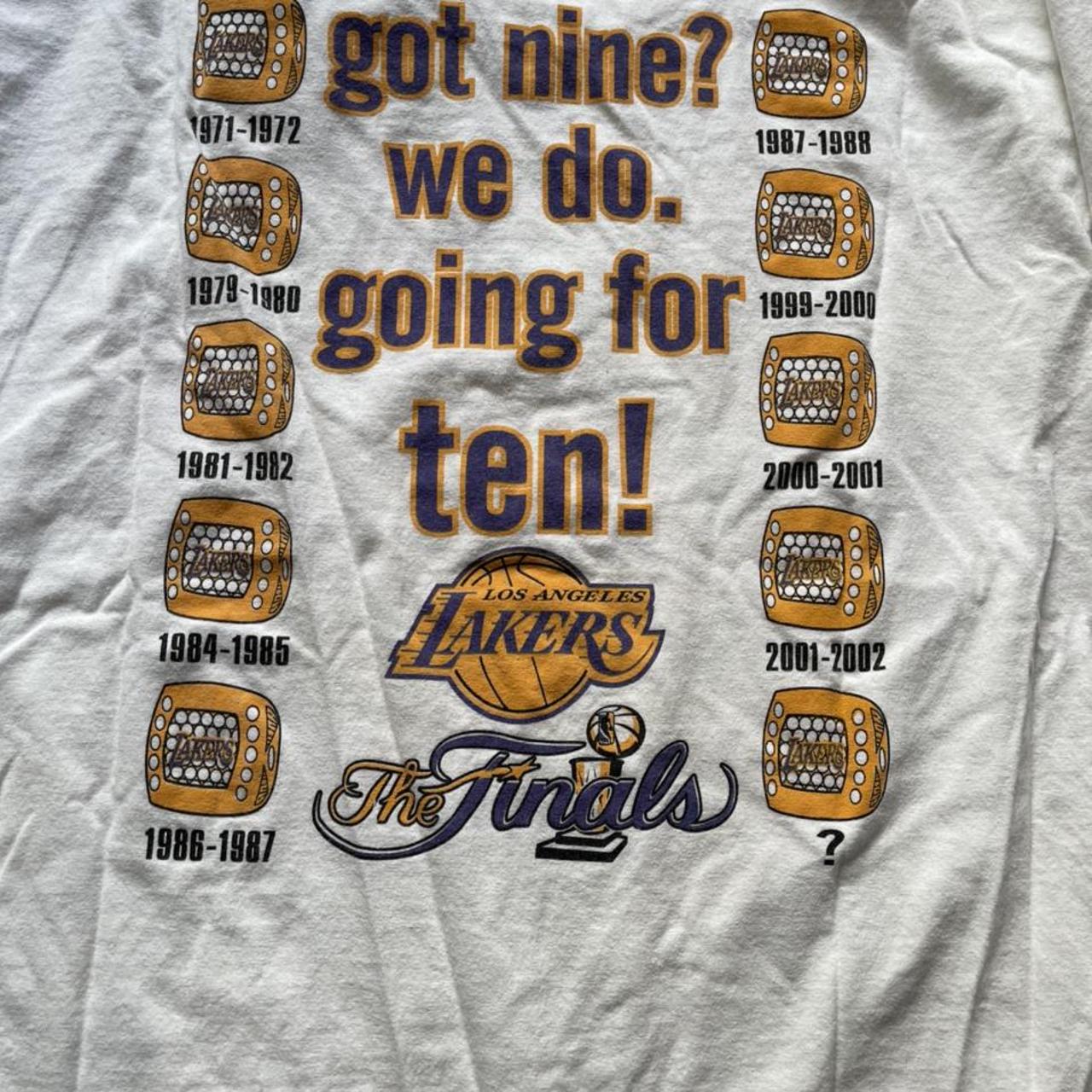 LA Lakers tee tags still on shirt, originally from - Depop