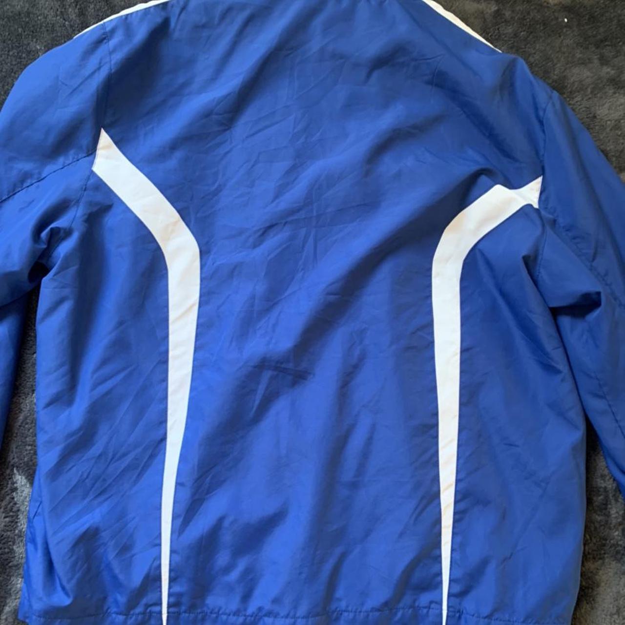 Men's Blue and White Jacket (2)