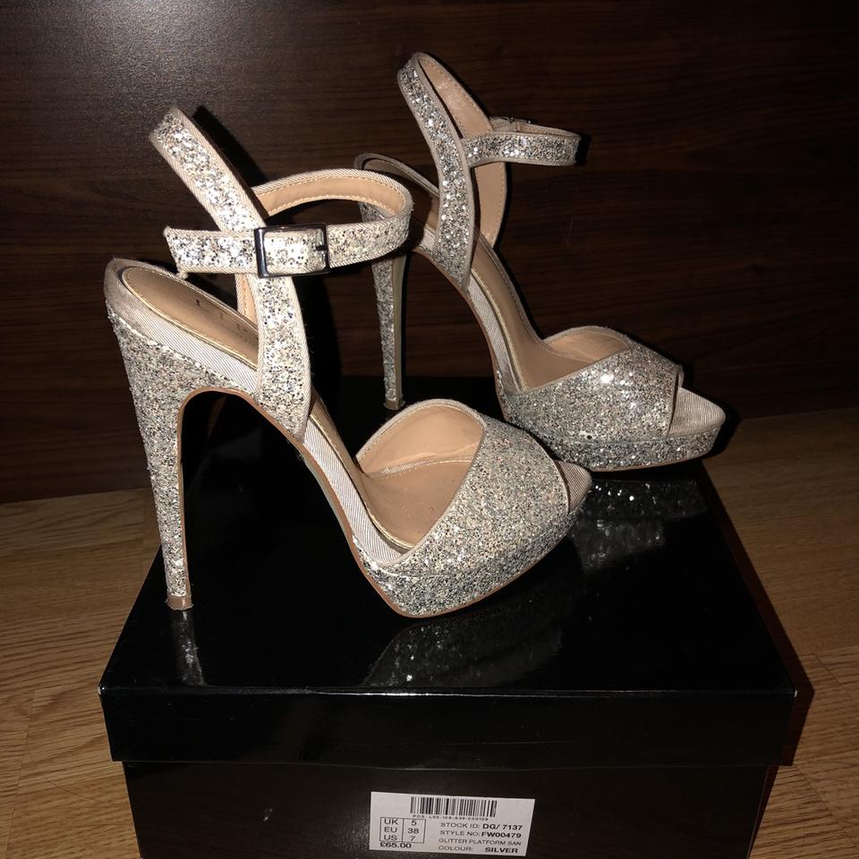 Lipsy silver shop heels