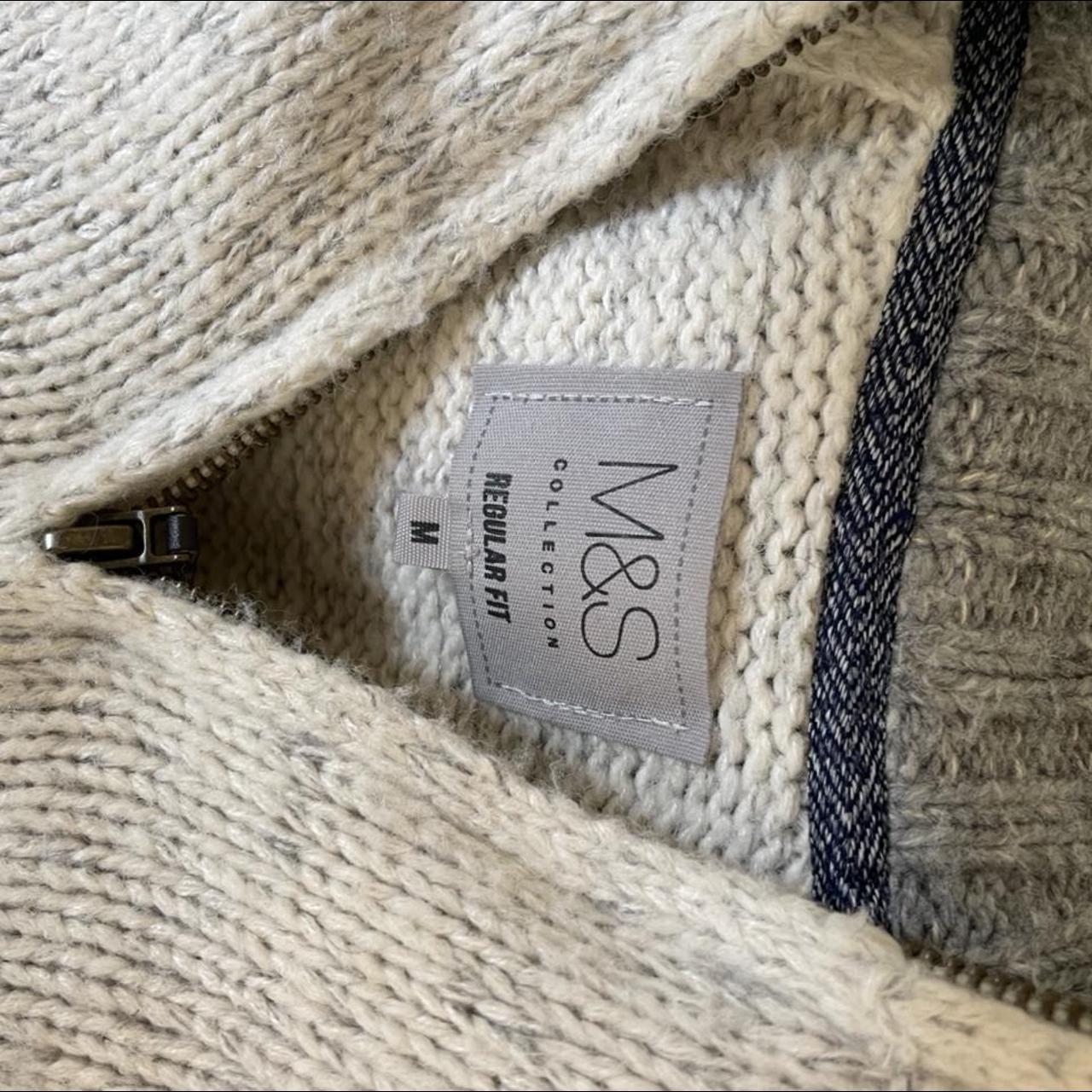 Quarter zip jumper Marks & Spencer In great... - Depop