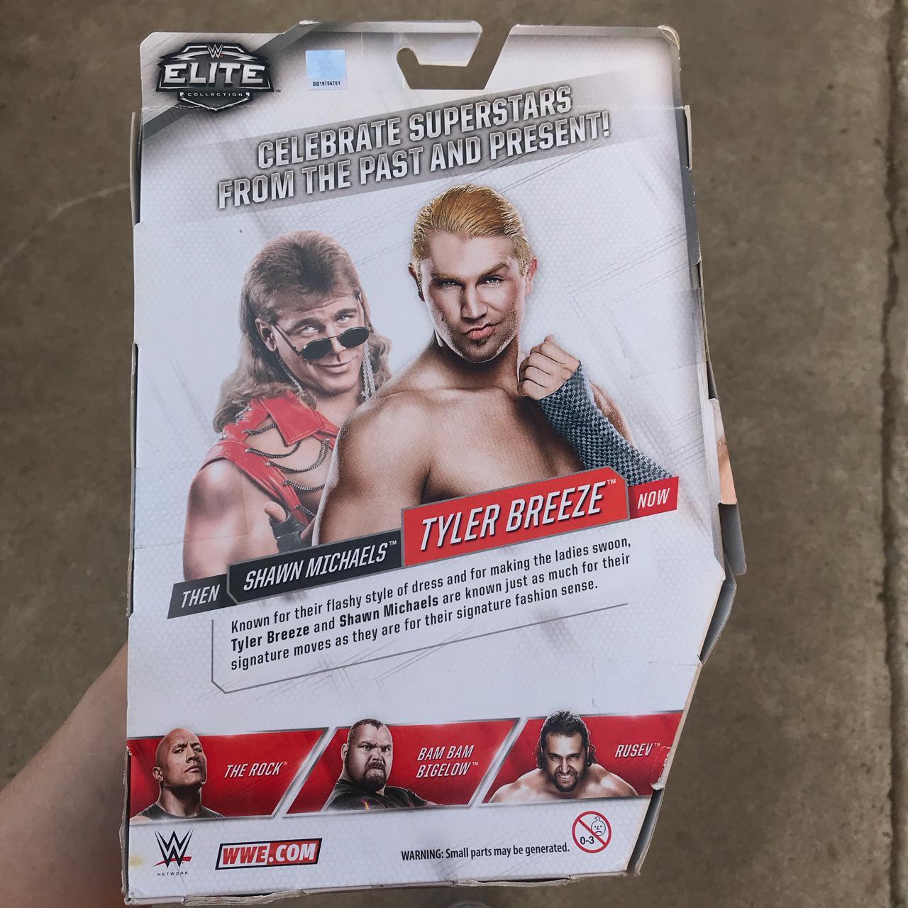 wwe Tyler breeze action figure with official signed... - Depop