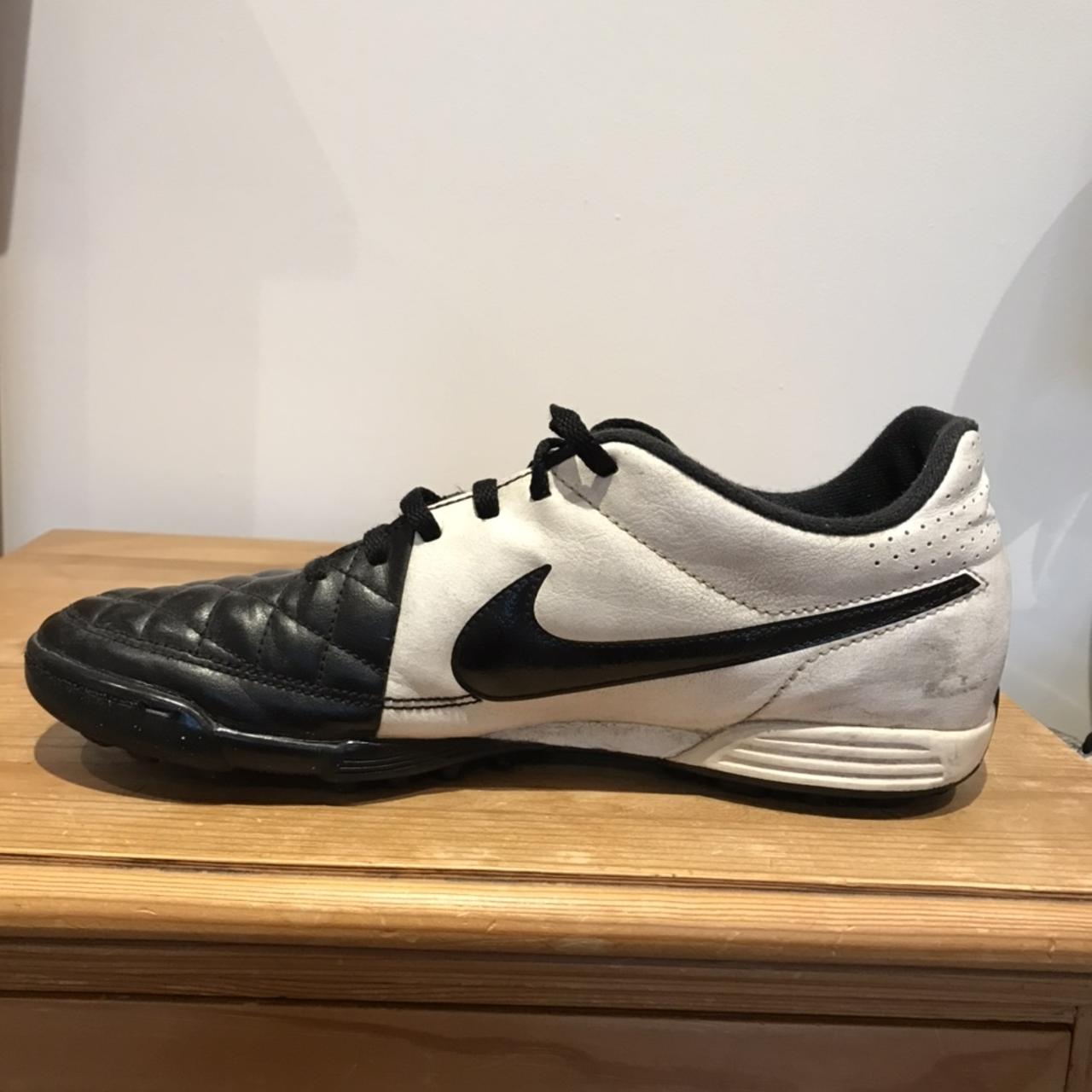 nike tiempo black and turquoise