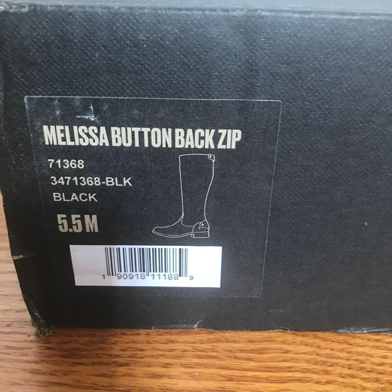 frye melissa button inside zip leather boot