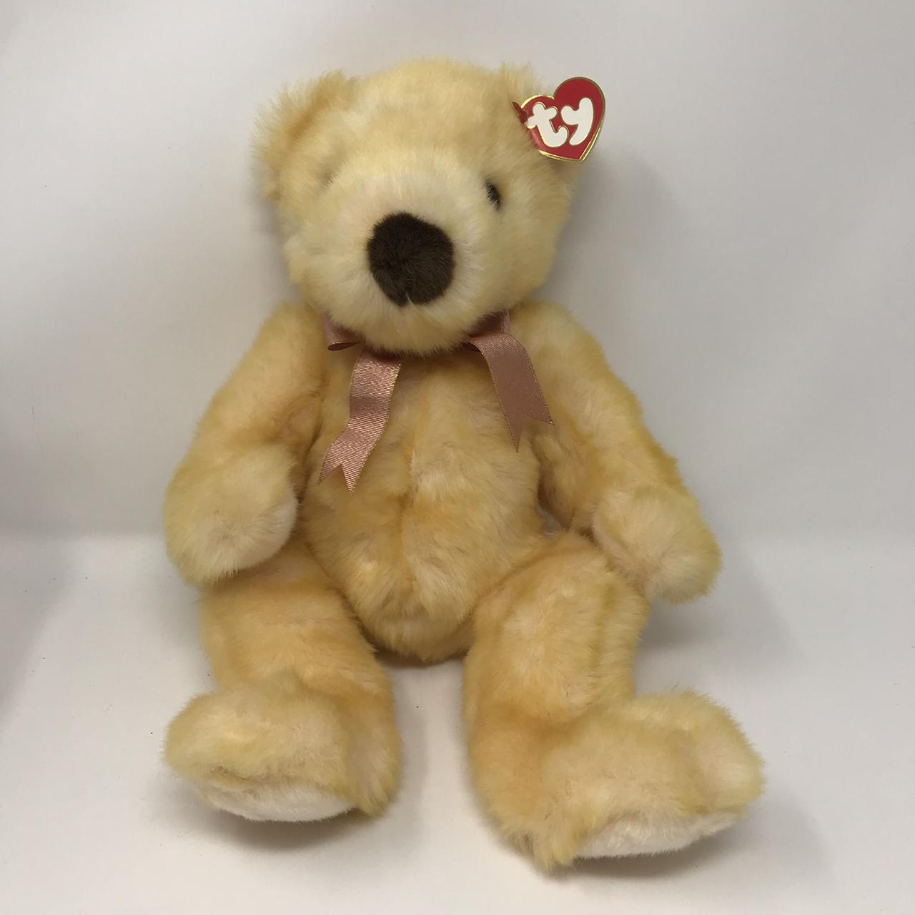 Ty Yellow Cream Teddy Bear Brand new with tags. ... - Depop