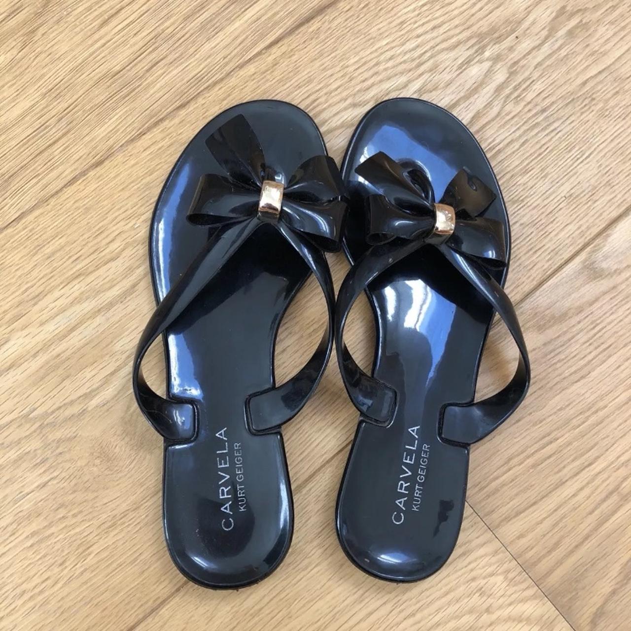 Carvela Kurt Geiger black jelly sandals UK size 3 Depop