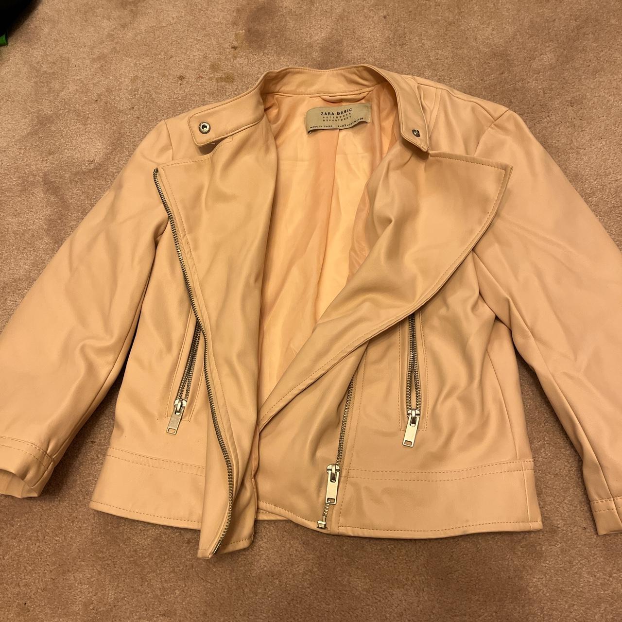 Zara Women's Pink Jacket | Depop