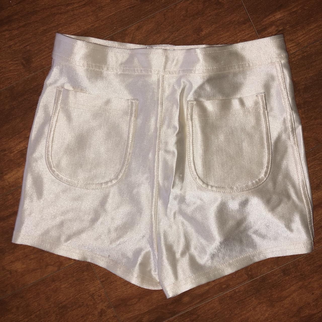 American apparel high waisted disco shorts worn Depop