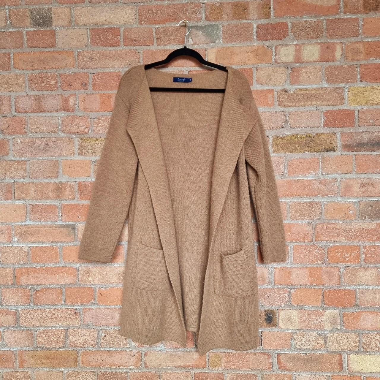 thick longline cardigan