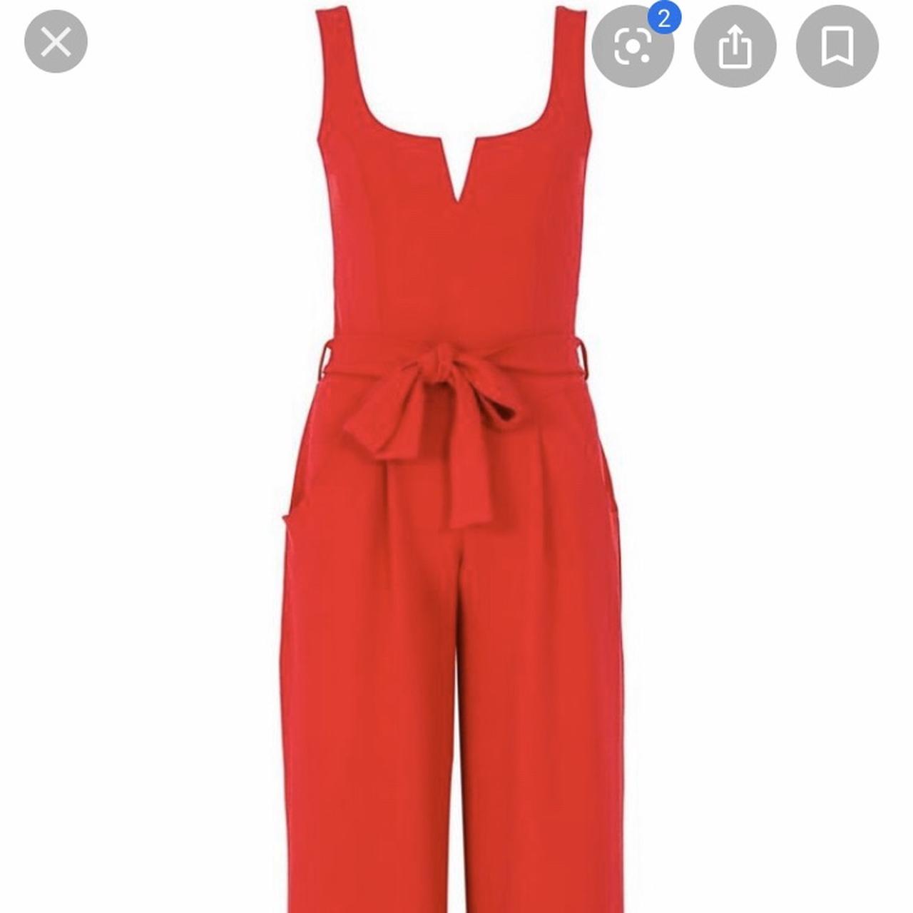 quiz red jumpsuit