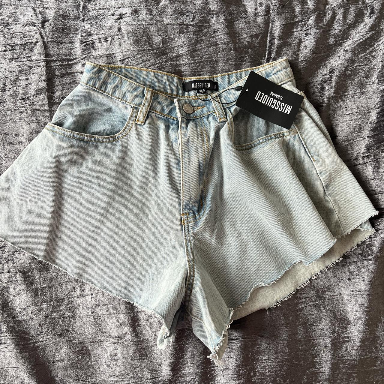 Missguided denim shorts online