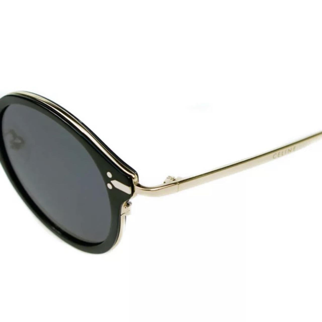 Celine Women’s CL 41082/S black and gold sunglasses...